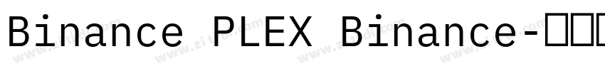 Binance PLEX Binance字体转换